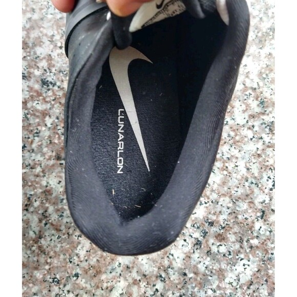 Nike Lunarloe Black Metallic Embellish Gray Size 8.5 golf shoes sneakers - Picture 6 of 10